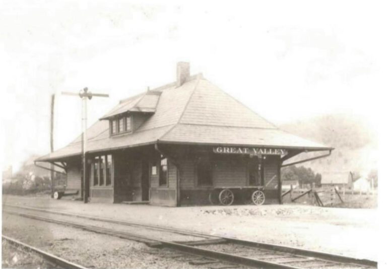 BR&P Station at Great Valley, NY