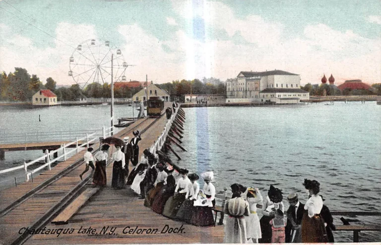 Celoron Park Dock and Streetcar