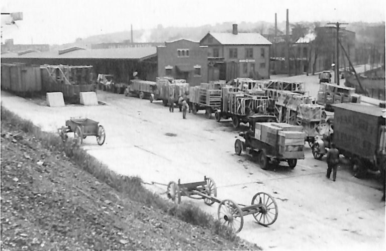 1920c Erie Railroad Freight House in Jamestown, NY