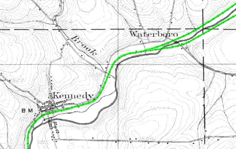 Kennedy Waterboro Map
