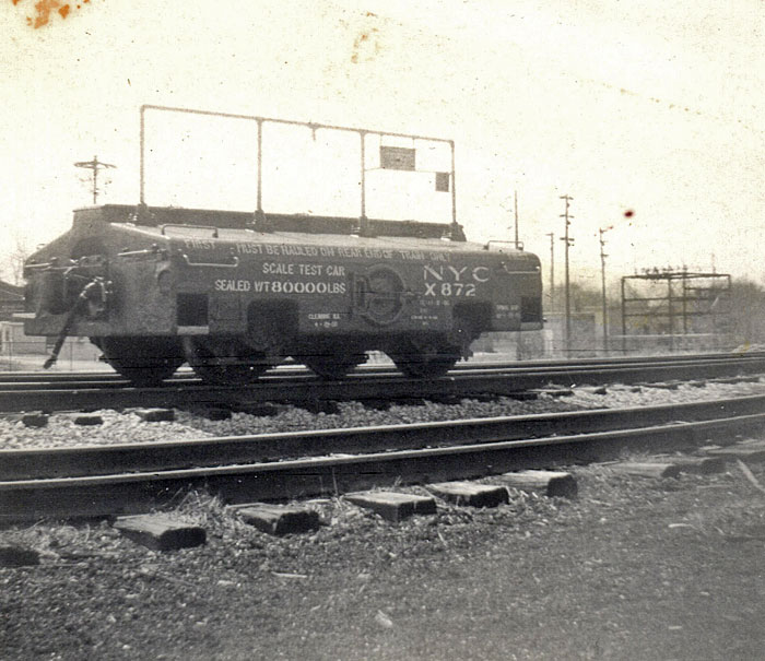 NYC scale car Middleport, NY - 1967-07