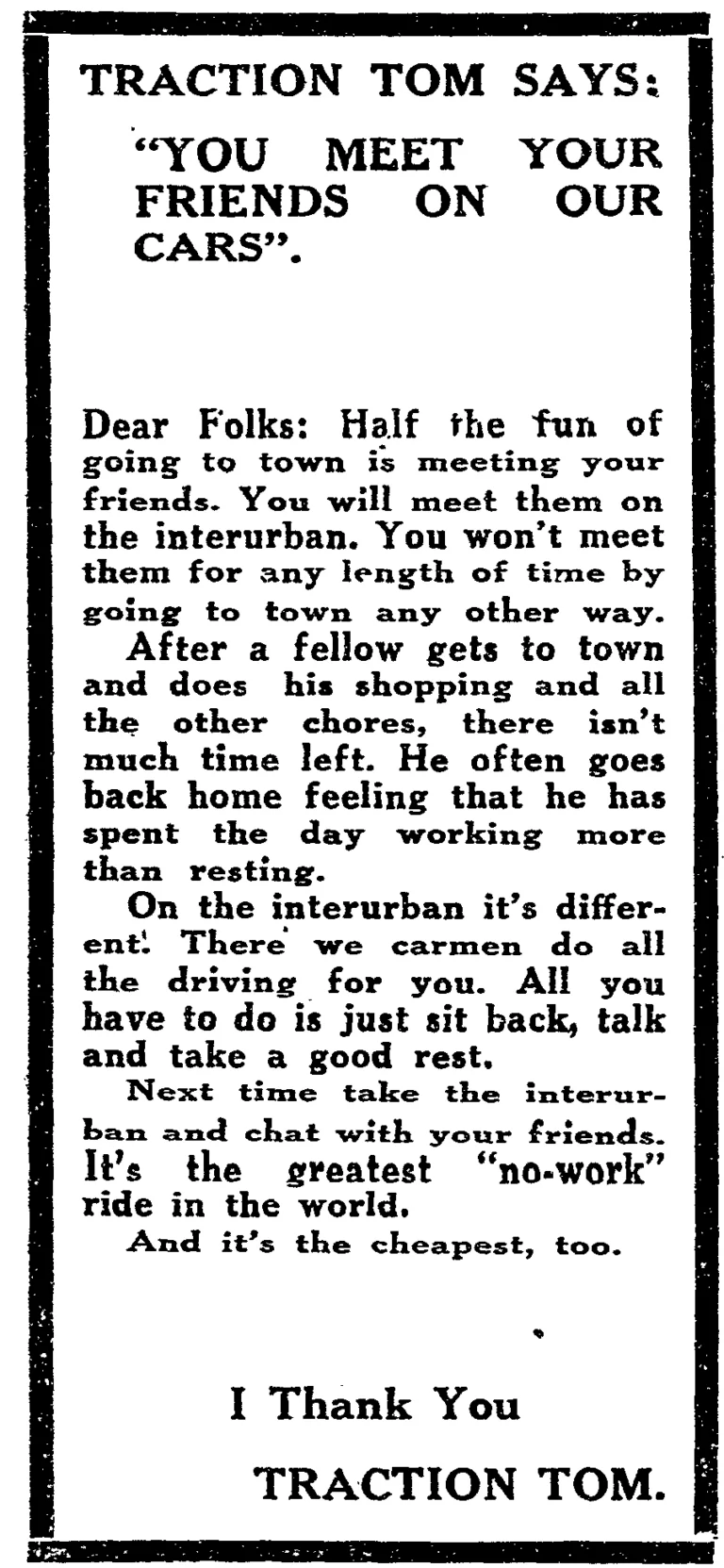 1924-10-03 Olean, Bradford and Salamanca Railway Ad
