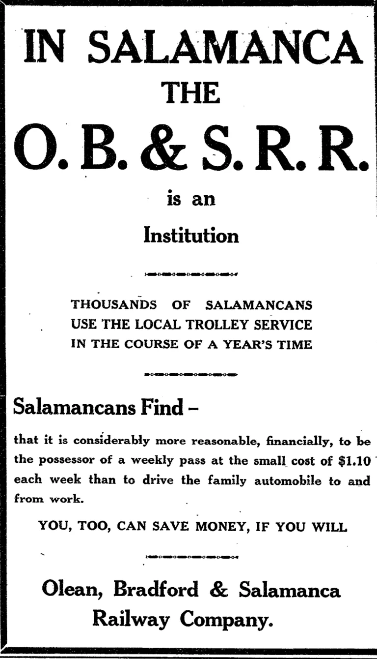 1926-06-04 Olean, Bradford and Salamanca Railway